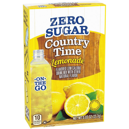 Country Time Lemonade Zero Sugar On The Go singles