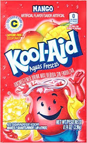 KOOL-AID Mango UNSWEETENED soft drink mix Packets, 0.13-OUNCE