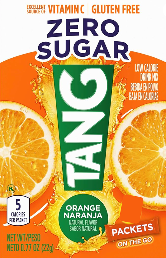 Tang on The Go! Orange Drink Mix | Zero Sugar | Low Calorie