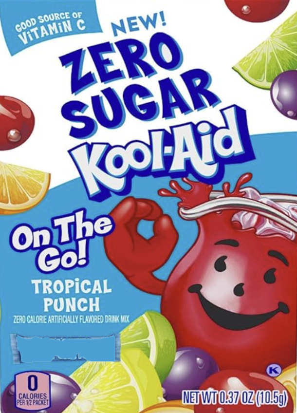 Kool-Aid - Sugar Free on The Go (Tropical Punch) Powdered Soft Drink ...